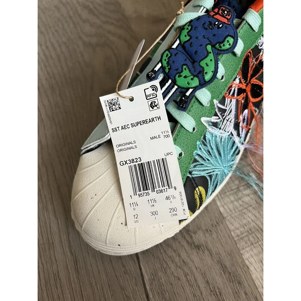 Adidas Superstar x Sean Wotherspoon Super Earth-Men’s Sz 12-NEW!! - Picture 5 of 11